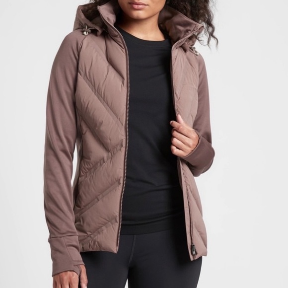 Athleta Jackets & Blazers - Like New! Athleta Inlet Jacket in Almond Brown Color